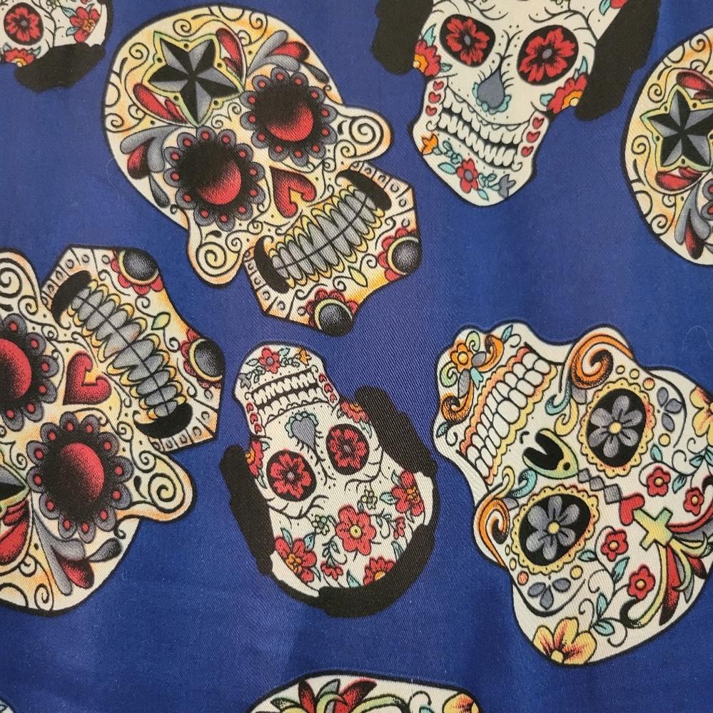 Sugar Skull Fit and Flare Dress